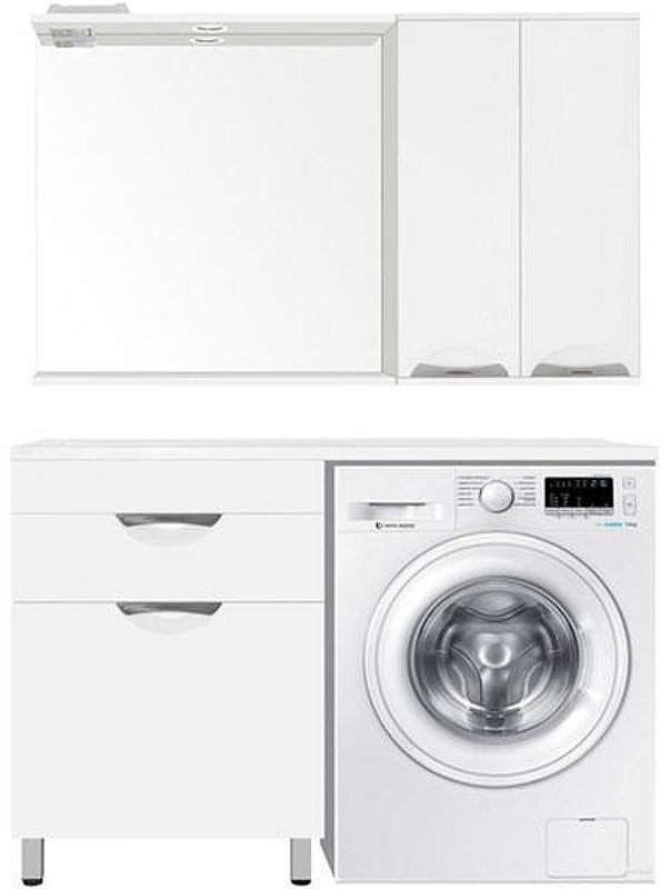 Тумба под раковину Style Line Жасмин 120 с 1 ящиком Белая, купить, цена, заказать, магазин, доставка, скидка, промокод, купить, цена, заказать, магазин, доставка, скидка, промокод