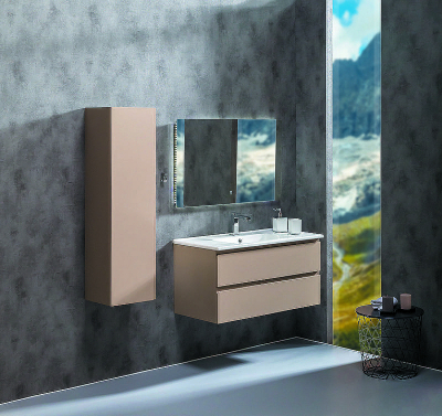 Тумба под раковину Boheme Armadi Art Capolda 100 849-100-LA подвесная Latte