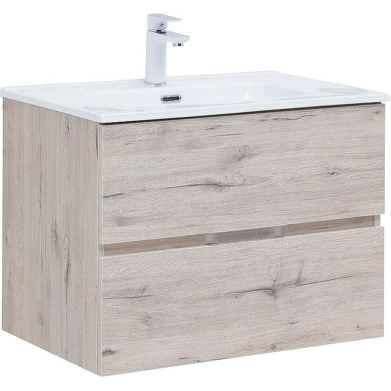 Тумба под раковину Aquanet Алвита New 70 303910 подвесная Дуб веллингтон белый, купить, цена, заказать, магазин, доставка, скидка, промокод, купить, цена, заказать, магазин, доставка, скидка, промокод
