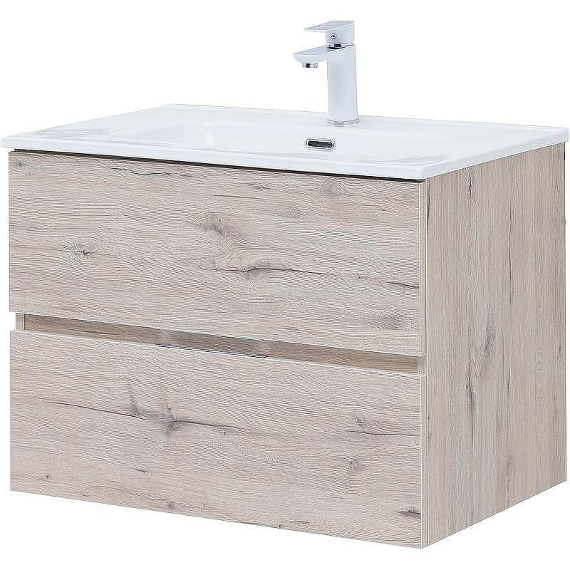 Тумба под раковину Aquanet Алвита New 70 303910 подвесная Дуб веллингтон белый, купить, цена, заказать, магазин, доставка, скидка, промокод, купить, цена, заказать, магазин, доставка, скидка, промокод