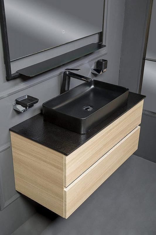 Тумба под раковину Boheme Armadi Art Vallessi 120 837-120-L подвесная Light Oak, купить, цена, заказать, магазин, доставка, скидка, промокод, купить, цена, заказать, магазин, доставка, скидка, промокод