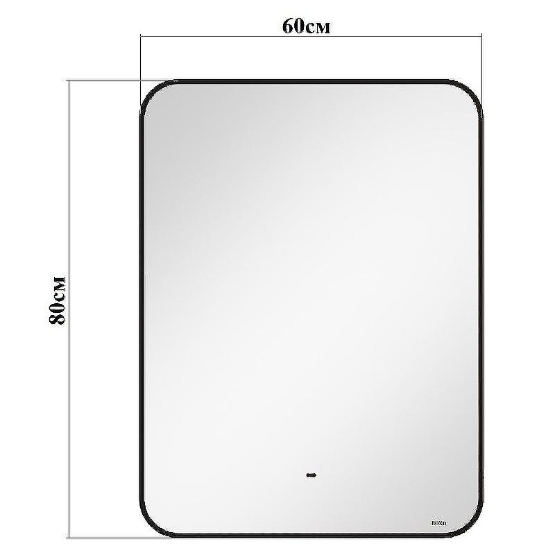 Зеркало Bond Loft 60x80 M35ZE-6080 с подсветкой Черное глянцевое с бесконтактным выключателем, купить, цена, заказать, магазин, доставка, скидка, промокод, купить, цена, заказать, магазин, доставка, скидка, промокод