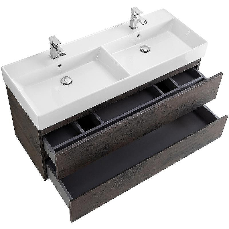 Тумба под раковину Cezares Molveno 46 120 MOLVENO 46-120-2C-SO-2-OSS подвесная Ossido, купить, цена, заказать, магазин, доставка, скидка, промокод, купить, цена, заказать, магазин, доставка, скидка, промокод