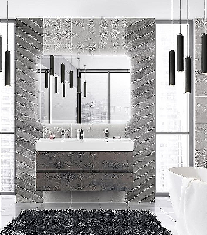 Тумба под раковину Cezares Molveno 46 120 MOLVENO 46-120-2C-SO-2-OSS подвесная Ossido, купить, цена, заказать, магазин, доставка, скидка, промокод, купить, цена, заказать, магазин, доставка, скидка, промокод