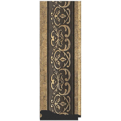 Зеркало Evoform Definite 83х63 BY 3064 в багетной раме - Вензель серебряный 101