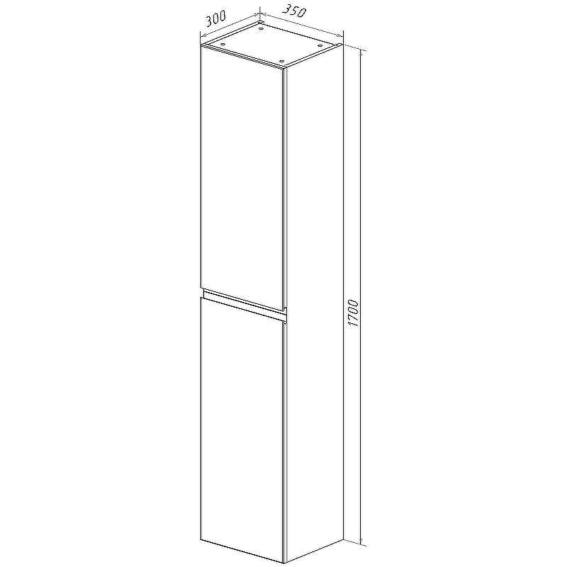 Шкаф пенал Lemark Veon 35 LM01V35P подвесной Белый глянец, купить, цена, заказать, магазин, доставка, скидка, промокод, купить, цена, заказать, магазин, доставка, скидка, промокод