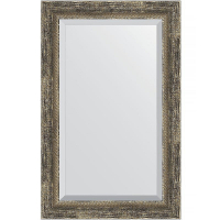 Зеркало Evoform Exclusive 83х53 BY 3408 с фацетом в багетной раме - Старое дерево с плетением 70, купить, цена, заказать, магазин, доставка, скидка, промокод, купить, цена, заказать, магазин, доставка, скидка, промокод