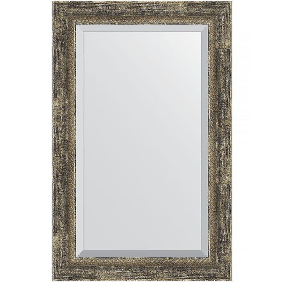 Зеркало Evoform Exclusive 83х53 BY 3408 с фацетом в багетной раме - Старое дерево с плетением 70