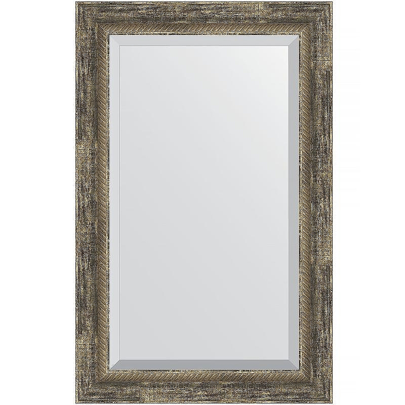 Зеркало Evoform Exclusive 83х53 BY 3408 с фацетом в багетной раме - Старое дерево с плетением 70, купить, цена, заказать, магазин, доставка, скидка, промокод, купить, цена, заказать, магазин, доставка, скидка, промокод