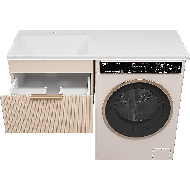 Тумба под раковину Brevita Enfida 120 ENF-09060-031Я подвесная Бежевая матовая, купить, цена, заказать, магазин, доставка, скидка, промокод, купить, цена, заказать, магазин, доставка, скидка, промокод