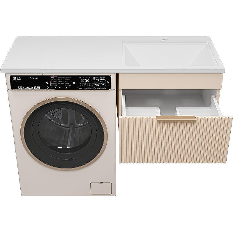 Тумба под раковину Brevita Enfida 120 ENF-09060-031Я подвесная Бежевая матовая, купить, цена, заказать, магазин, доставка, скидка, промокод, купить, цена, заказать, магазин, доставка, скидка, промокод