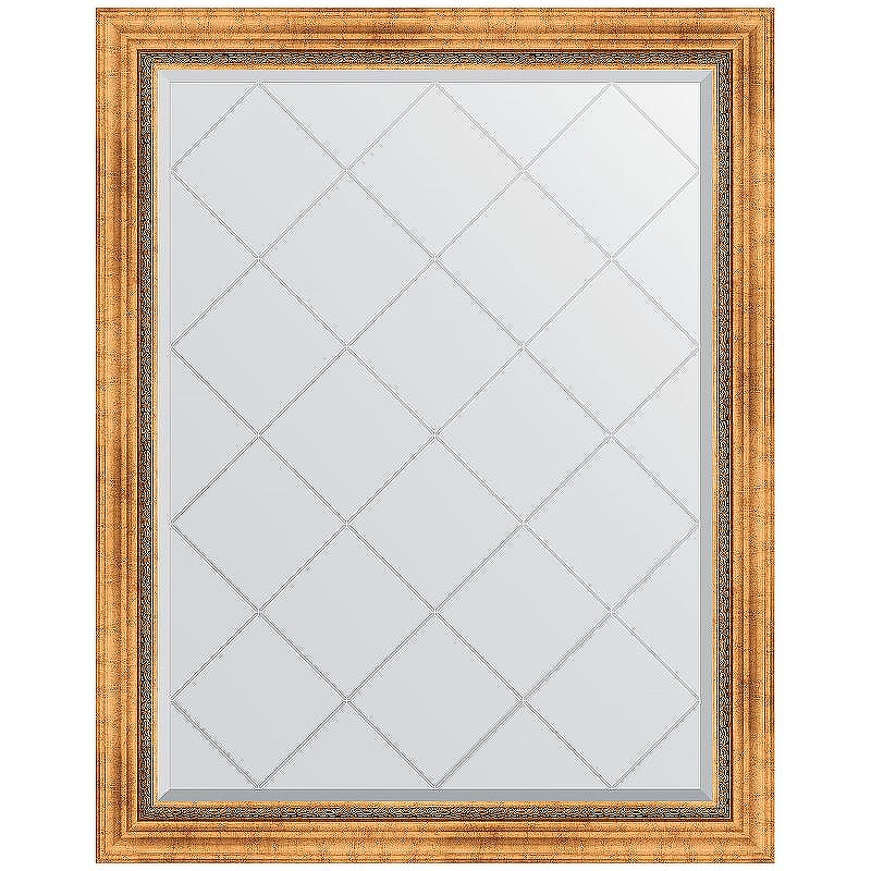 Зеркало Evoform Exclusive-G 121х96 BY 4361 с гравировкой в багетной раме - Римское золото 88, купить, цена, заказать, магазин, доставка, скидка, промокод, купить, цена, заказать, магазин, доставка, скидка, промокод