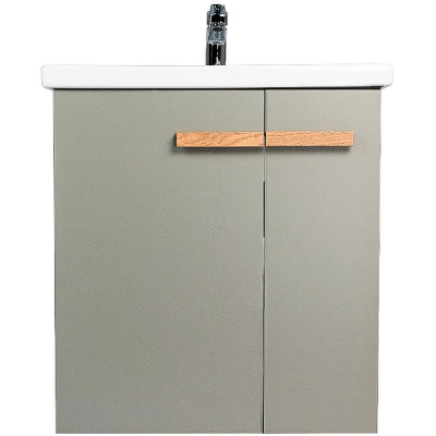 Тумба под раковину VIANT Мюнхен 80 VMUN80COH-T2STP подвесная Хаки