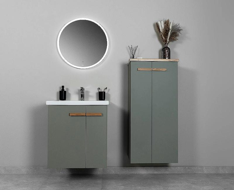 Тумба под раковину VIANT Мюнхен 80 VMUN80COH-T2STP подвесная Хаки, купить, цена, заказать, магазин, доставка, скидка, промокод, купить, цена, заказать, магазин, доставка, скидка, промокод