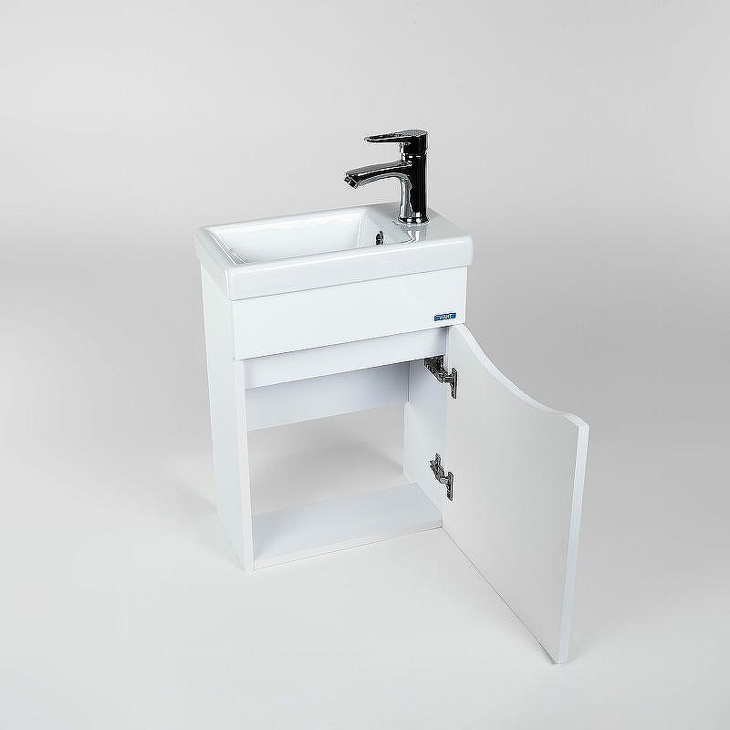 Тумба под раковину VIANT Рим 40 VRIM40CO-T1STP подвесная Белая, купить, цена, заказать, магазин, доставка, скидка, промокод, купить, цена, заказать, магазин, доставка, скидка, промокод