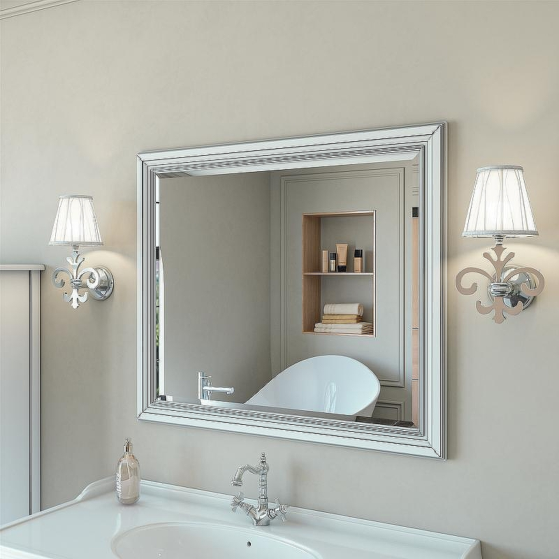 Зеркало Caprigo Fresco 100 10634-В016 Белое матовое, купить, цена, заказать, магазин, доставка, скидка, промокод, купить, цена, заказать, магазин, доставка, скидка, промокод