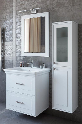 Шкаф пенал Sanflor Модена 34 R С04614 Белый