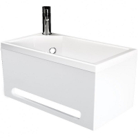 Панель с раковиной 1MarKa Tiny XS Mini 39 L У86733 подвесная Белая глянцевая, купить, цена, заказать, магазин, доставка, скидка, промокод, купить, цена, заказать, магазин, доставка, скидка, промокод