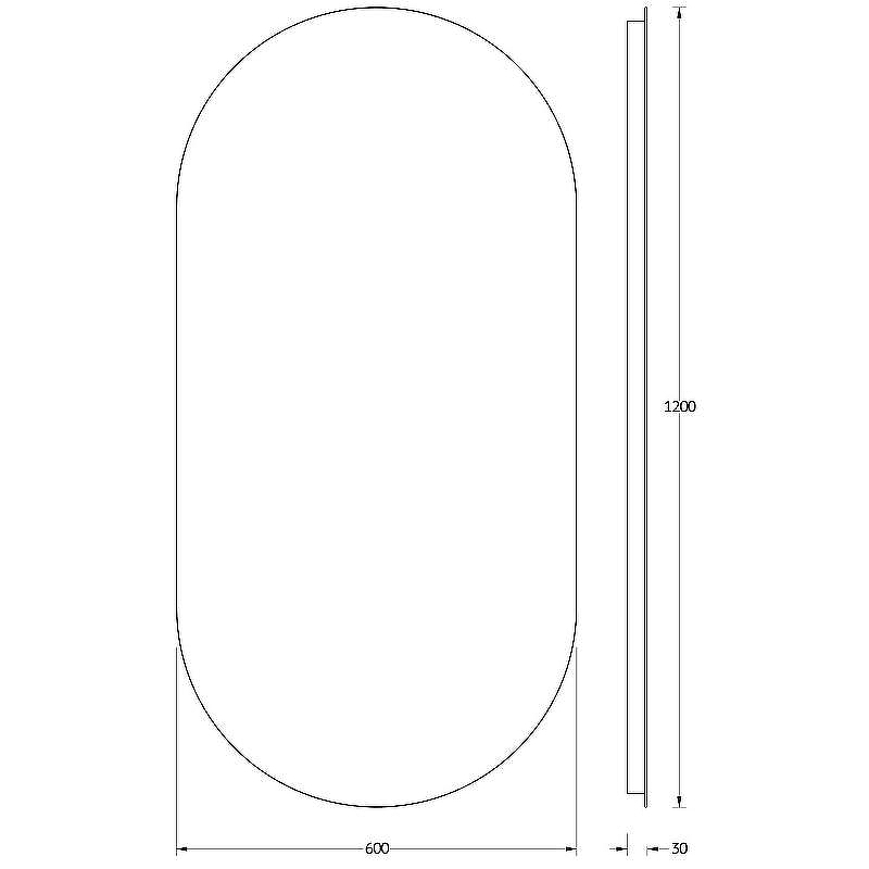 Зеркало Evoform Ledshine 120x60 BY 2588 с подсветкой 26.5 W - без выключателя - нейтральный белый свет, купить, цена, заказать, магазин, доставка, скидка, промокод, купить, цена, заказать, магазин, доставка, скидка, промокод