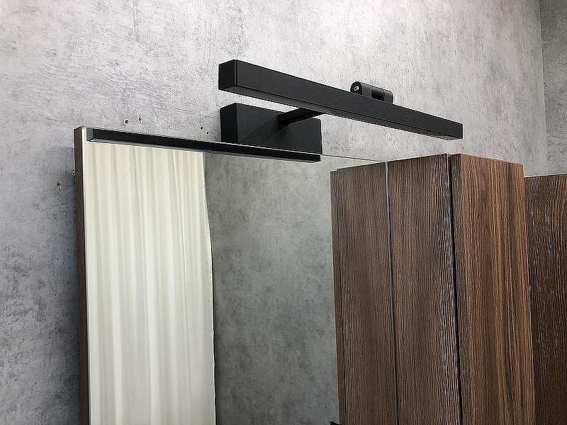 Зеркало со шкафом Comforty Штутгарт 75 00004151037 Дуб темно-коричневый Черное матовое, купить, цена, заказать, магазин, доставка, скидка, промокод, купить, цена, заказать, магазин, доставка, скидка, промокод