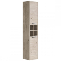 Шкаф пенал Roca Lago 35 857297444 подвесной Светлый дуб, купить, цена, заказать, магазин, доставка, скидка, промокод, купить, цена, заказать, магазин, доставка, скидка, промокод