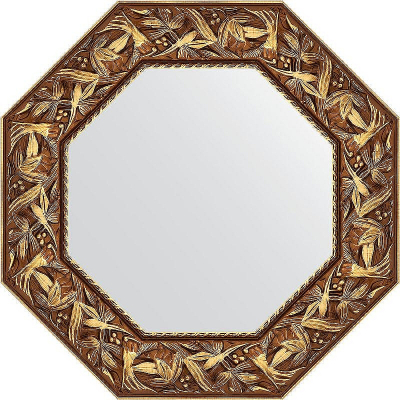 Зеркало Evoform Octagon 59х59 BY 3829 в багетной раме - Византия золото 99