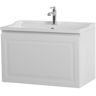 Тумба под раковину Cezares Giubileo 80 GIUBILEO-N-80-1C-SO-BL подвесная Bianco Opaco