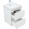 Тумба под раковину Aquanet Милан 50 336366 подвесная Белый глянец, купить, цена, заказать, магазин, доставка, скидка, промокод, купить, цена, заказать, магазин, доставка, скидка, промокод