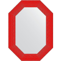 Зеркало Evoform Polygon 76х56 BY 7297 в багетной раме - Красная волна 89, купить, цена, заказать, магазин, доставка, скидка, промокод, купить, цена, заказать, магазин, доставка, скидка, промокод