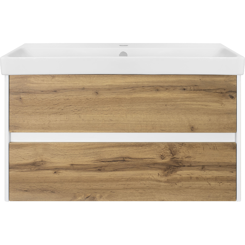 Тумба с раковиной Misty Адриана 90 УТ000010217 подвесная Дуб Вотан Белый, купить, цена, заказать, магазин, доставка, скидка, промокод, купить, цена, заказать, магазин, доставка, скидка, промокод
