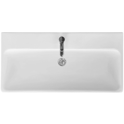 Тумба с раковиной Misty Адриана 90 УТ000010217 подвесная Дуб Вотан Белый