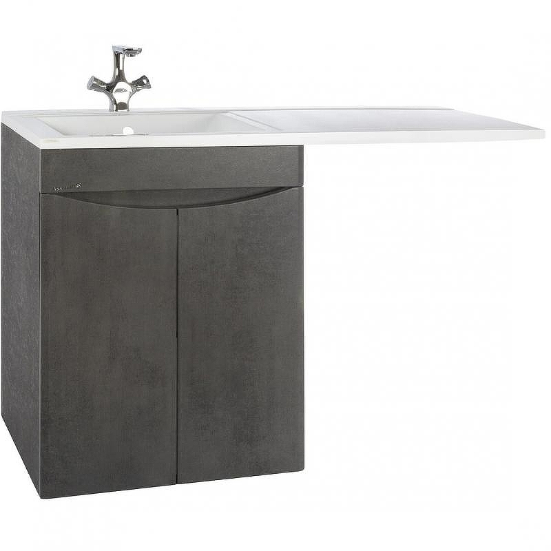 Тумба под раковину Bellezza Олиссия 120 4639419240422 Серая, купить, цена, заказать, магазин, доставка, скидка, промокод, купить, цена, заказать, магазин, доставка, скидка, промокод