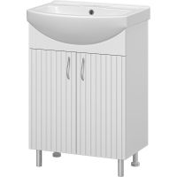 Тумба с раковиной Misty Изео 60 УТ000015756 Белая, купить, цена, заказать, магазин, доставка, скидка, промокод, купить, цена, заказать, магазин, доставка, скидка, промокод