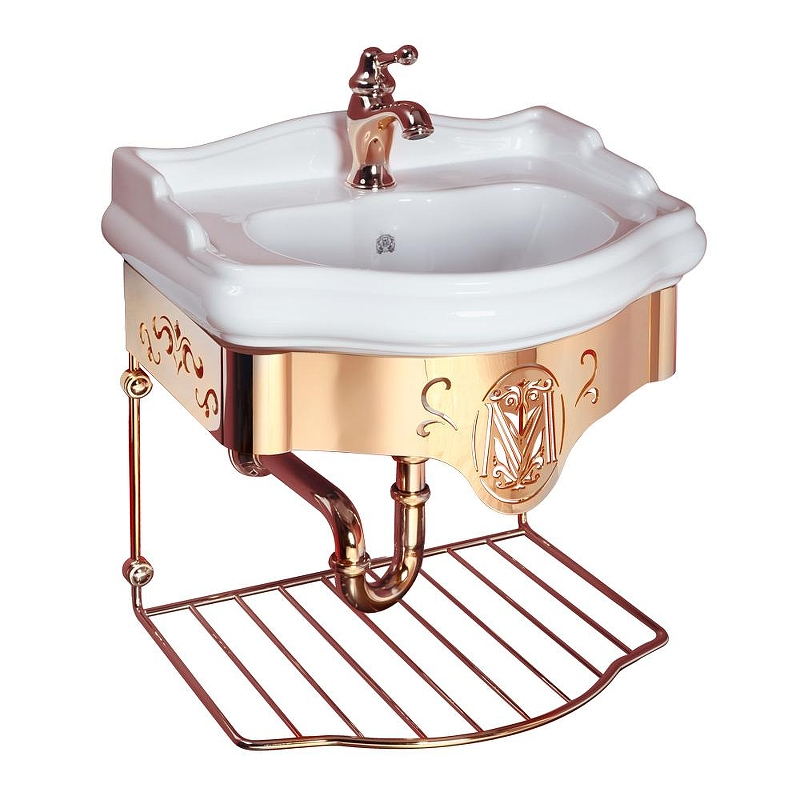 Консоль с раковиной Migliore Bella 55 31263 цвет Золото, купить, цена, заказать, магазин, доставка, скидка, промокод, купить, цена, заказать, магазин, доставка, скидка, промокод