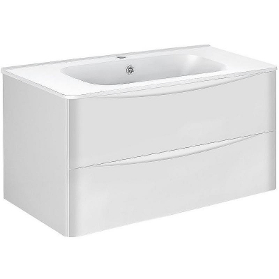 Тумба под раковину Vincea Paola 100 VMC-2P100GW подвесная G.White