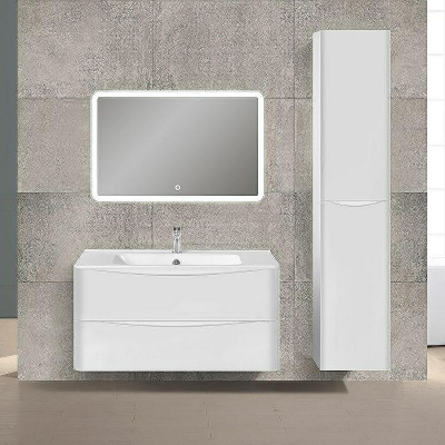 Тумба под раковину Vincea Paola 100 VMC-2P100GW подвесная G.White