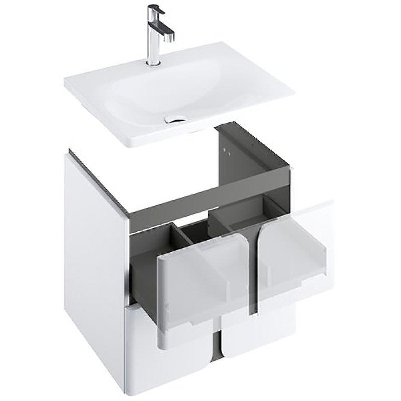 Тумба под раковину Ravak SD Balance 60 X000001366 подвесная Белая, купить, цена, заказать, магазин, доставка, скидка, промокод, купить, цена, заказать, магазин, доставка, скидка, промокод