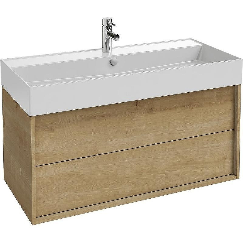 Тумба под раковину Jacob Delafon Vivienne 100 EB1585-E70-E70 подвесная Арлингтонский дуб, купить, цена, заказать, магазин, доставка, скидка, промокод, купить, цена, заказать, магазин, доставка, скидка, промокод