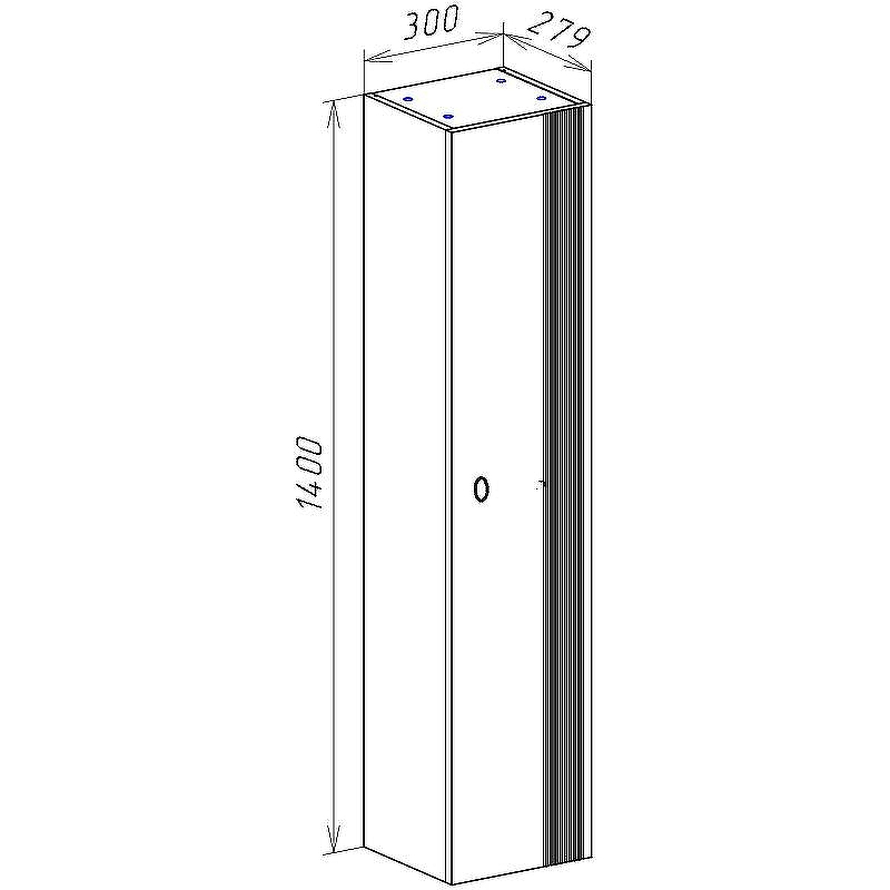 Шкаф пенал Bellezza Виана 30 4623802180013 подвесной Белый, купить, цена, заказать, магазин, доставка, скидка, промокод, купить, цена, заказать, магазин, доставка, скидка, промокод