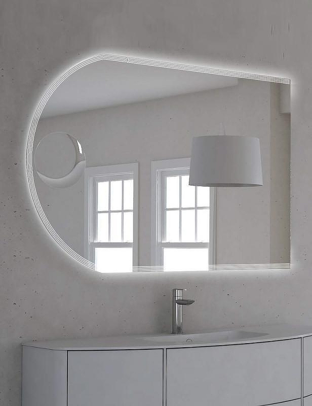 Зеркало Cezares 120 с увеличительным зеркалом, со встроенной LED подстветкой, системой Антизапотевания, риверсивное 45030, 1200х800 с подстветкой, купить, цена, заказать, магазин, доставка, скидка, промокод, купить, цена, заказать, магазин, доставка, скидка, промокод