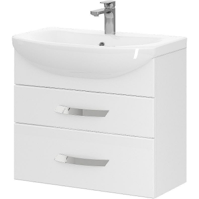 Тумба под раковину Volna Onda 80.2Y tpONDA80.2Y-01 подвесная Белая