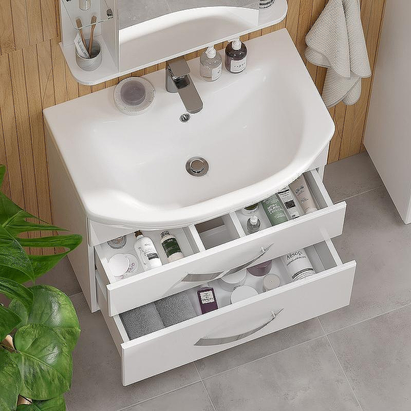 Тумба под раковину Volna Onda 80.2Y tpONDA80.2Y-01 подвесная Белая, купить, цена, заказать, магазин, доставка, скидка, промокод, купить, цена, заказать, магазин, доставка, скидка, промокод