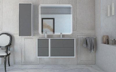 Подвесной шкаф Cezares Bellagio 35 55303 Grigio nuvola