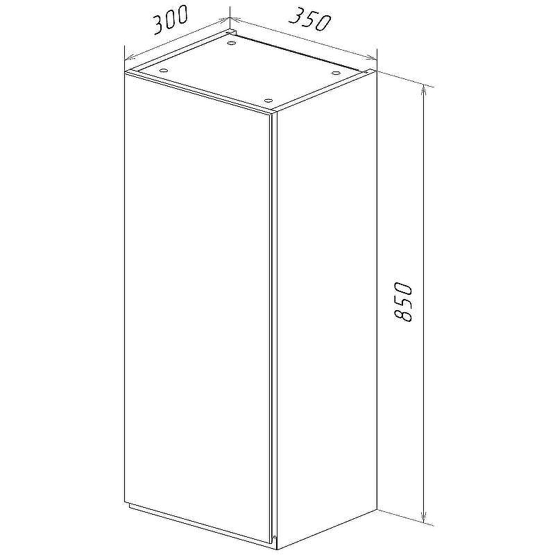 Подвесной шкаф Lemark Veon 35 LM01V35PL Белый глянец, купить, цена, заказать, магазин, доставка, скидка, промокод, купить, цена, заказать, магазин, доставка, скидка, промокод