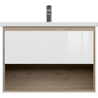 Тумба под раковину Cersanit Louna 80 64071 подвесная Белая