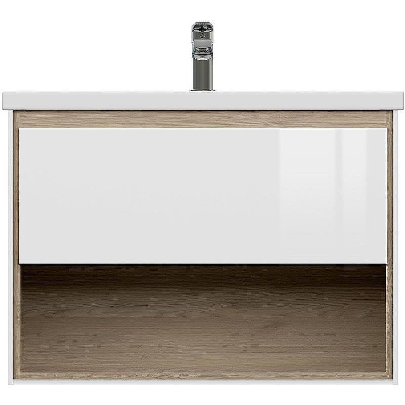 Тумба под раковину Cersanit Louna 80 64071 подвесная Белая, купить, цена, заказать, магазин, доставка, скидка, промокод, купить, цена, заказать, магазин, доставка, скидка, промокод