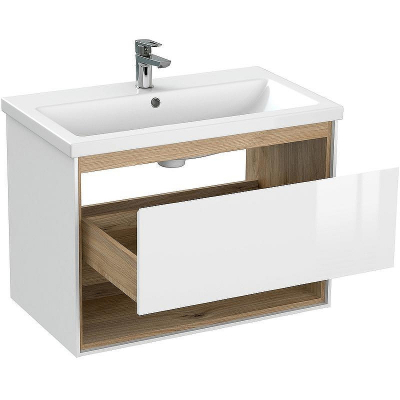 Тумба под раковину Cersanit Louna 80 64071 подвесная Белая