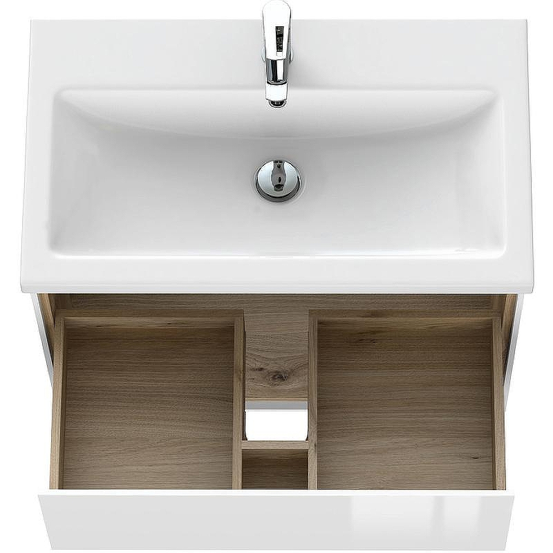 Тумба под раковину Cersanit Louna 80 64071 подвесная Белая, купить, цена, заказать, магазин, доставка, скидка, промокод, купить, цена, заказать, магазин, доставка, скидка, промокод