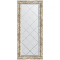 Зеркало Evoform Exclusive-G 123х53 BY 4048 с гравировкой в багетной раме - Прованс с плетением 70, купить, цена, заказать, магазин, доставка, скидка, промокод, купить, цена, заказать, магазин, доставка, скидка, промокод