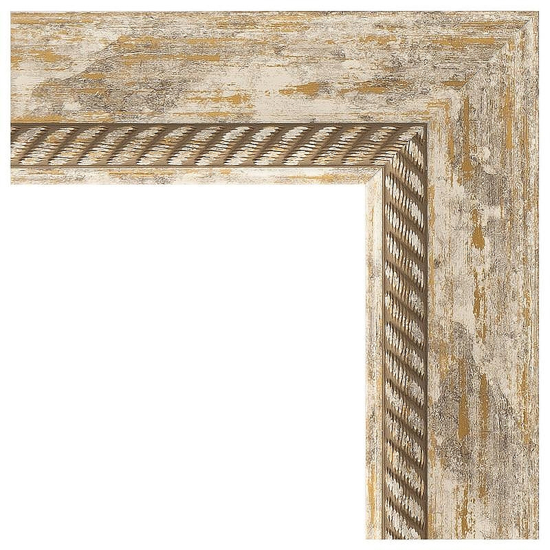 Зеркало Evoform Exclusive-G 123х53 BY 4048 с гравировкой в багетной раме - Прованс с плетением 70, купить, цена, заказать, магазин, доставка, скидка, промокод, купить, цена, заказать, магазин, доставка, скидка, промокод